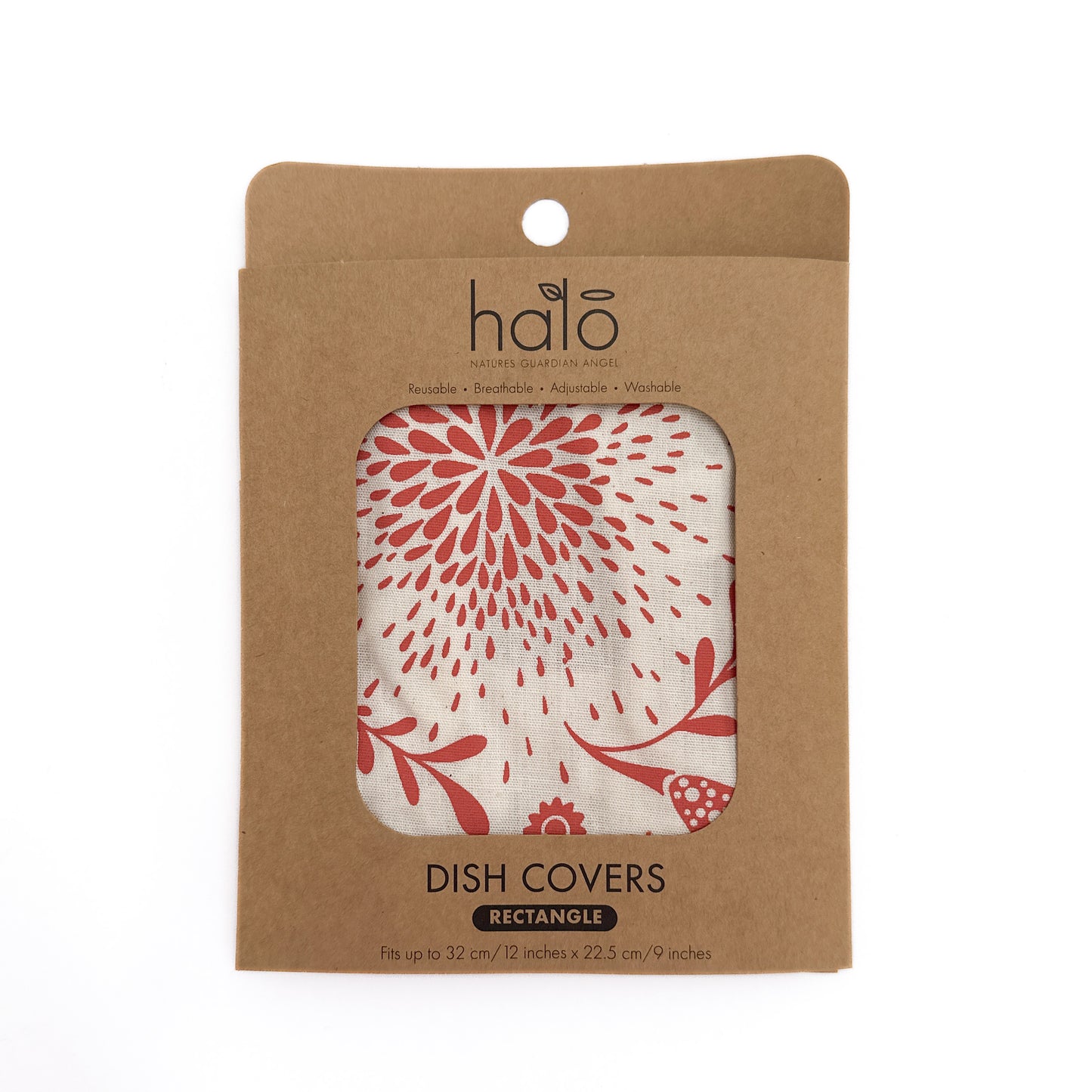 Rectangle Reusable Dish Cover | Retrobloom | Brick Red