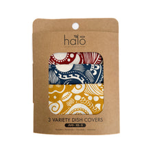 Load image into Gallery viewer, Halo Dish and Bowl Cover Small Set of 3 Paradise | Crimson Langeveldt