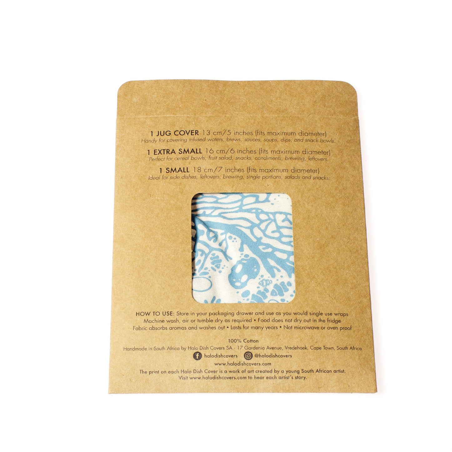 Reusable Dish Cover Set of 3 | Small Sizes | Beach House