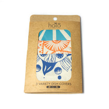 Load image into Gallery viewer, Halo Dish and Bowl Cover Large Set of 3 Aloe | Kirsten Davidson