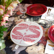 Load image into Gallery viewer, Halo Dish and Bowl Cover Large Butterflies & Dragonflies | Nicole Peach