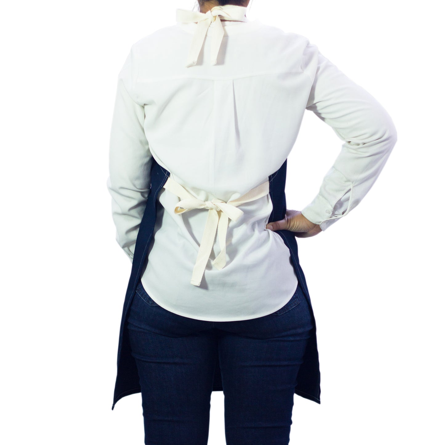 Halo Apron | Starfish | White & Blue