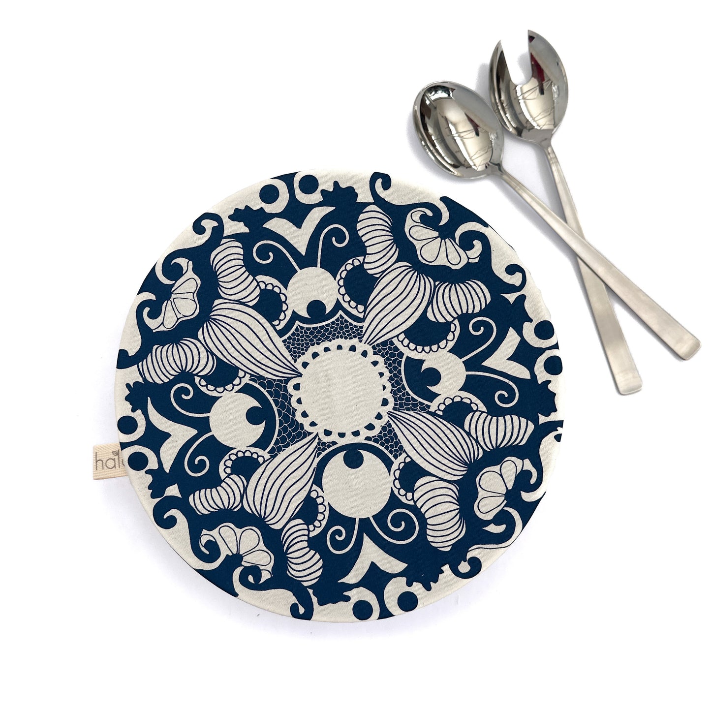 Large Reusable Dish Cover | Paradise | Denim