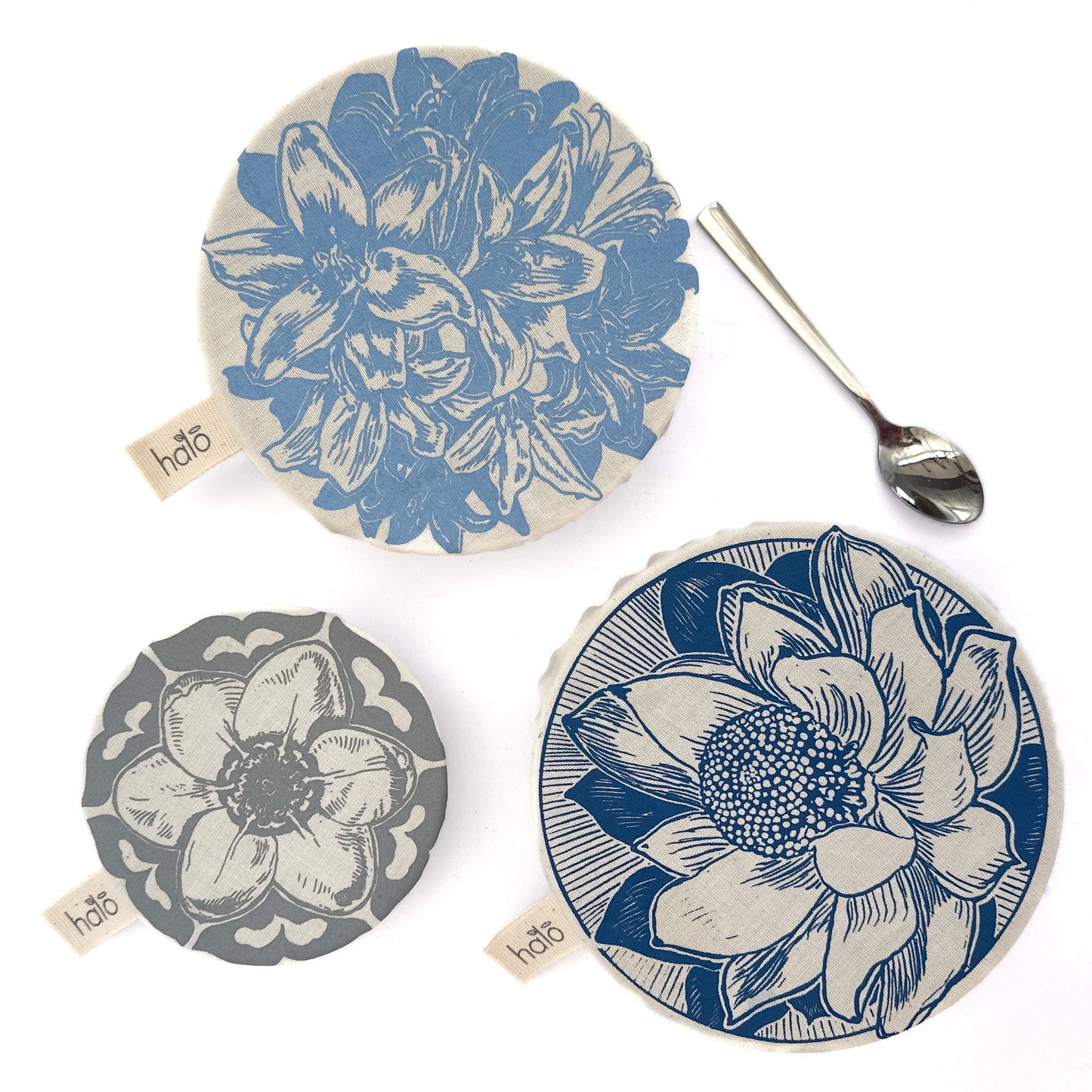 Reusable Dish Cover Set of 3 | Small Sizes | African Flowers