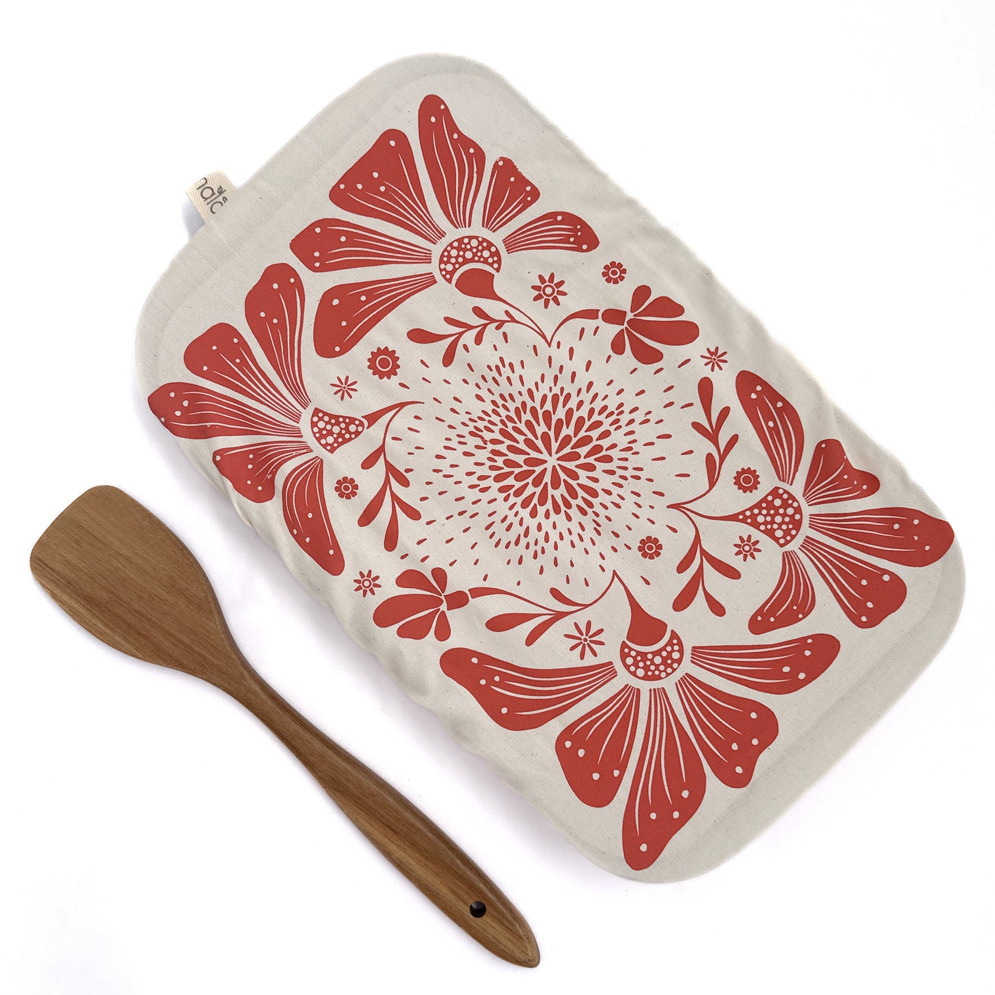 Rectangle Reusable Dish Cover | Retrobloom | Brick Red