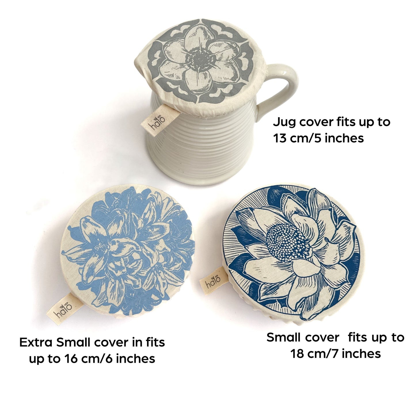 Reusable Dish Cover Set of 3 | Small Sizes | African Flowers