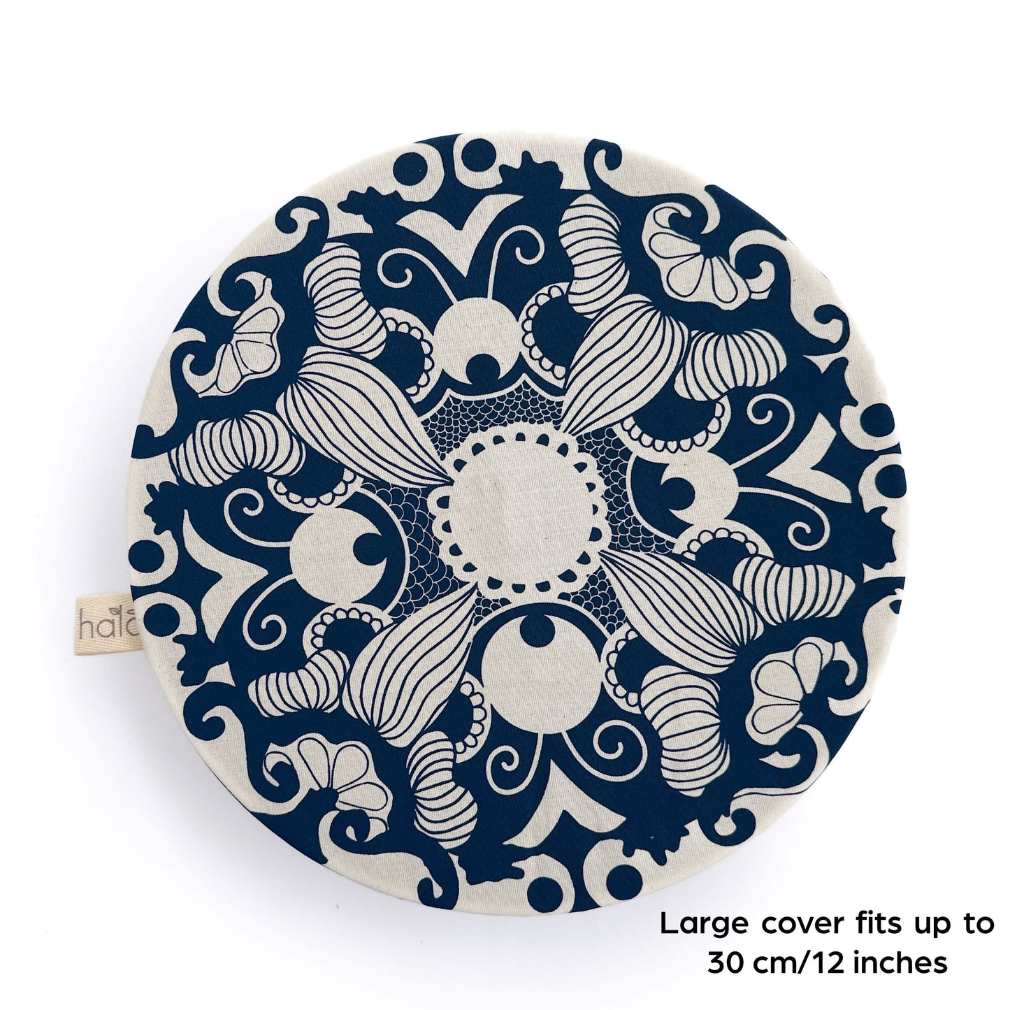 Large Reusable Dish Cover | Paradise | Denim
