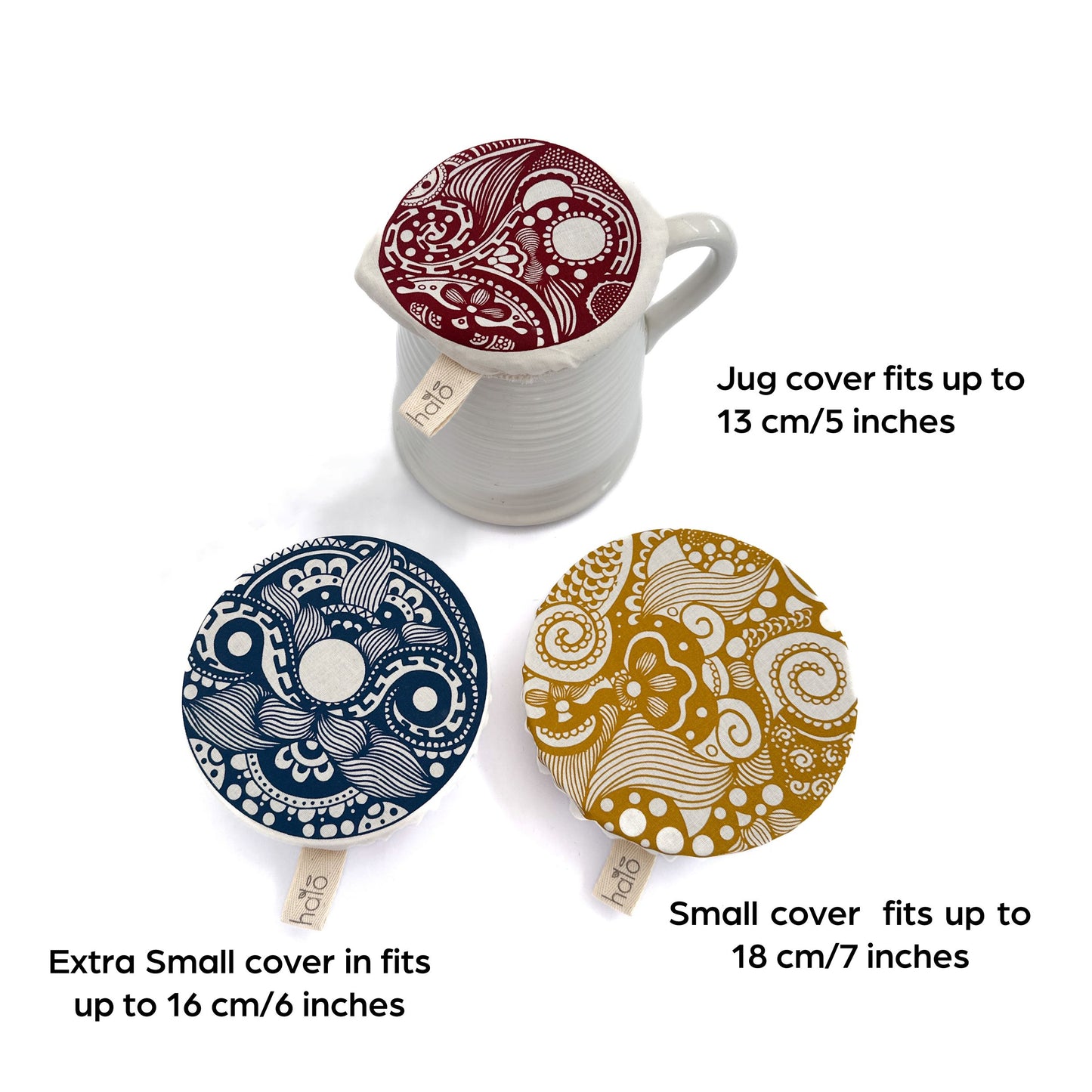 Reusable Dish Cover Set of 3 | Small Sizes | Paradise