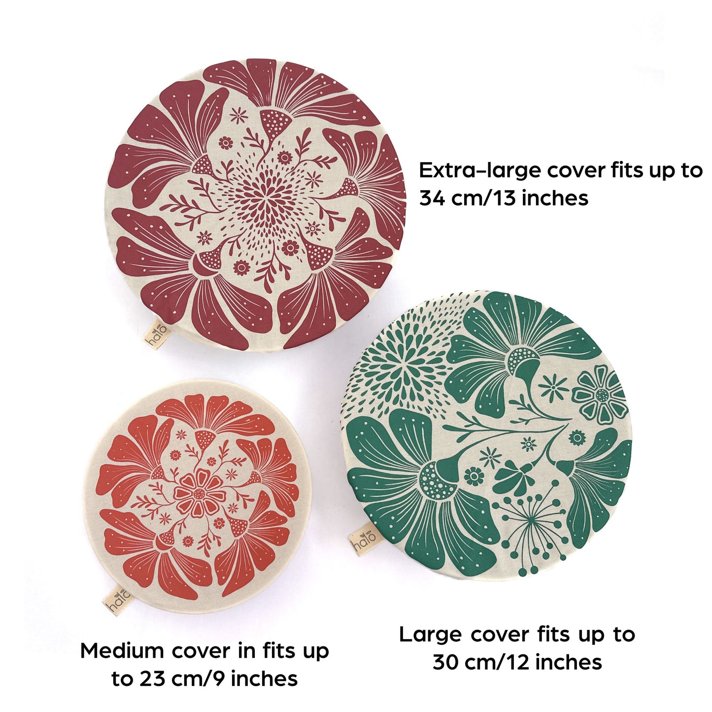 Reusable Dish Cover Set of 3 | Retrobloom