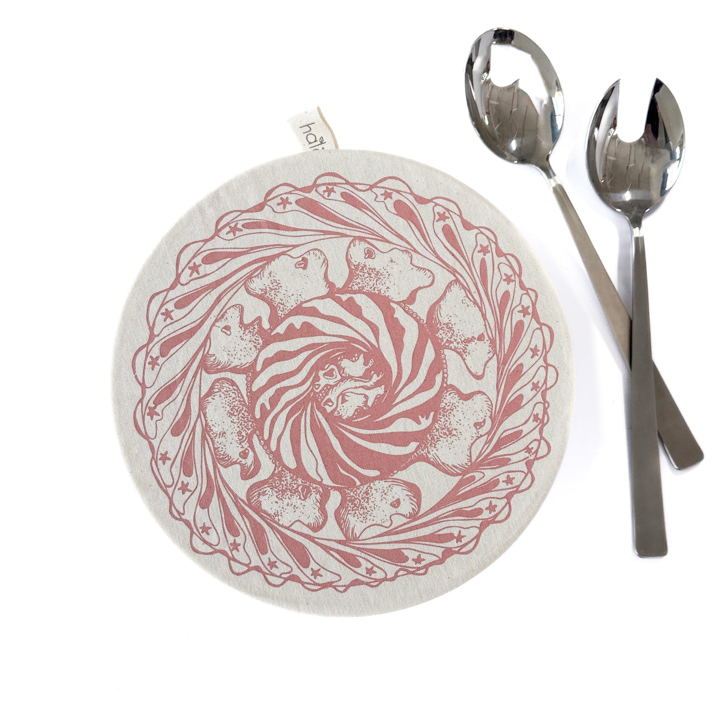 Medium Reusable Dish Cover | Starfish | Protea Pink