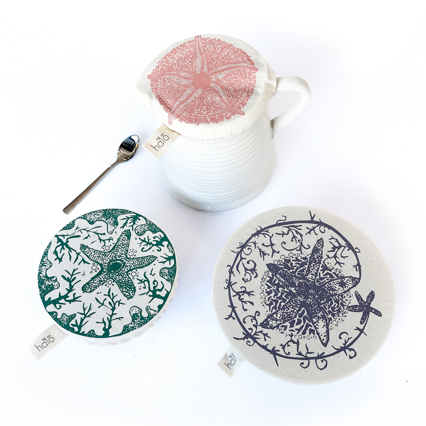 Halo Dish and Bowl Cover Small Set of 3 Starfish | Anushka Davids