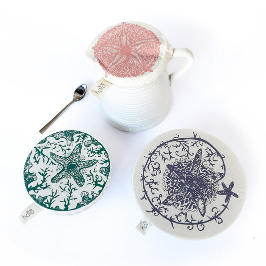 Reusable Dish Cover Set of 3 | Small Sizes | Starfish