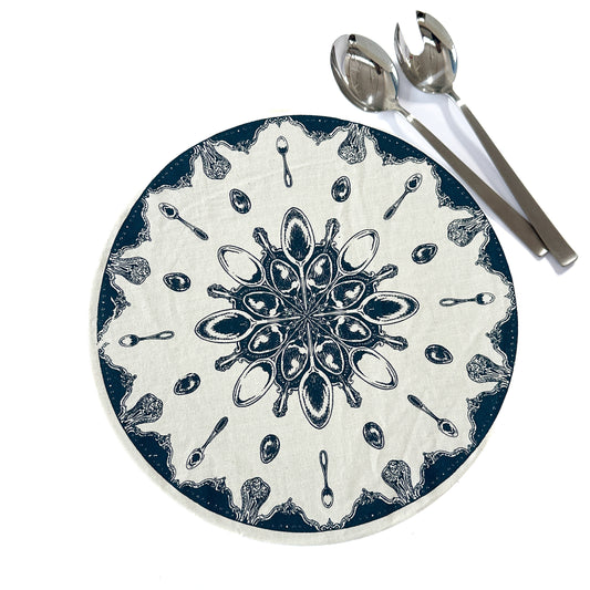 Extra Large Reusable Dish Cover | Utensils | Indigo Blue