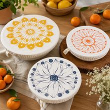 Load image into Gallery viewer, Halo Dish and Bowl Cover Large Set of 3 | Edible Flowers
