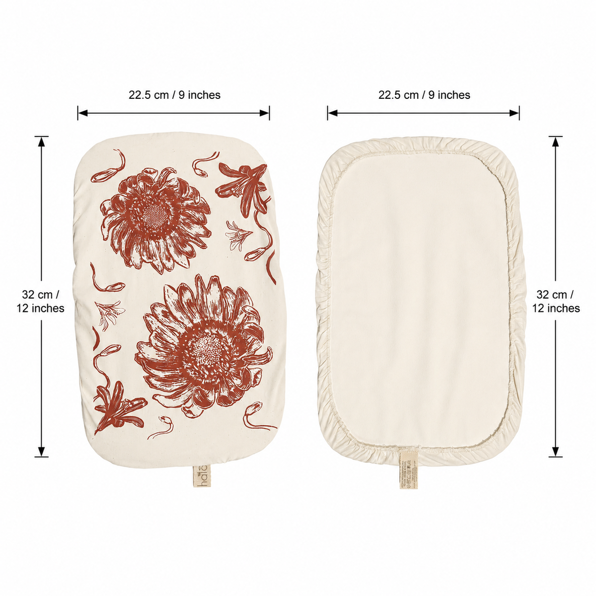 Rectangle Reusable Dish Cover | African Flower | Dusty Clay