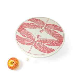 Halo Dish and Bowl Cover Large Butterflies & Dragonflies | Nicole Peach