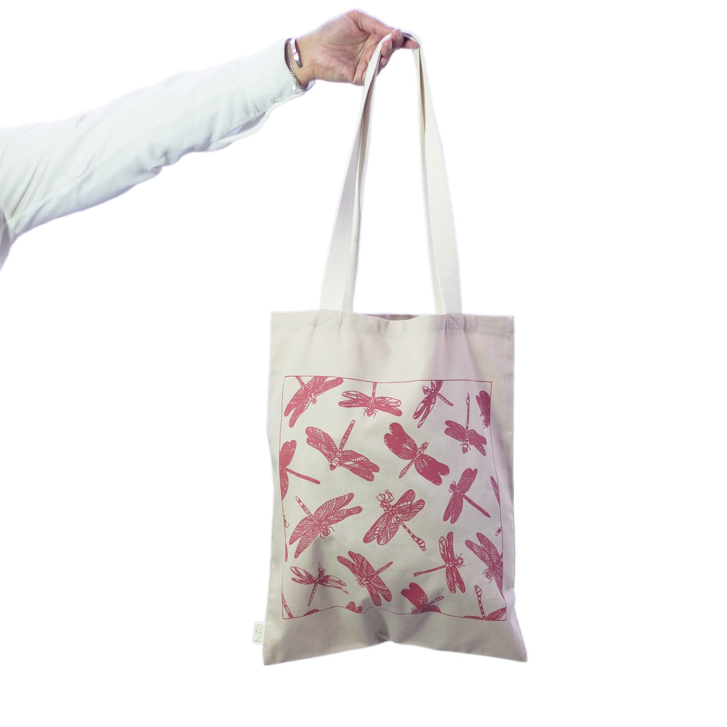 Halo Shopper | Butterflies & Dragonflies | Roasted Red & Sand